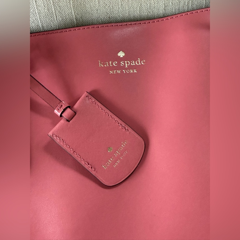 KATE SPADE Pink Leather Schuyler Tote Bag - Picture 4 of 12